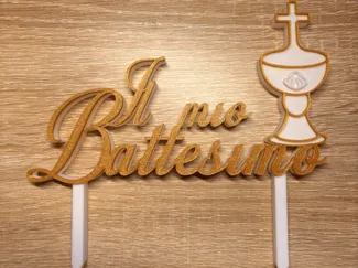 CAKE TOPPER BATTESIMO