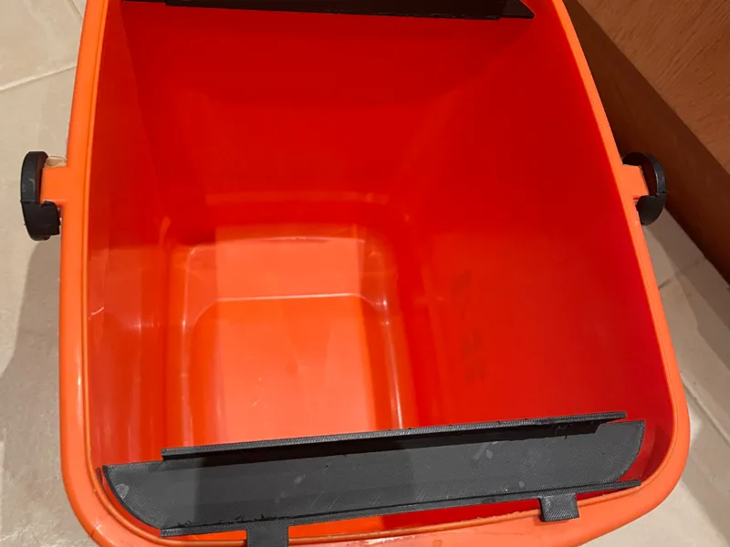Brussels food bin trash bag holder