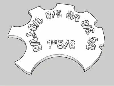 Refrigerator tube gauge