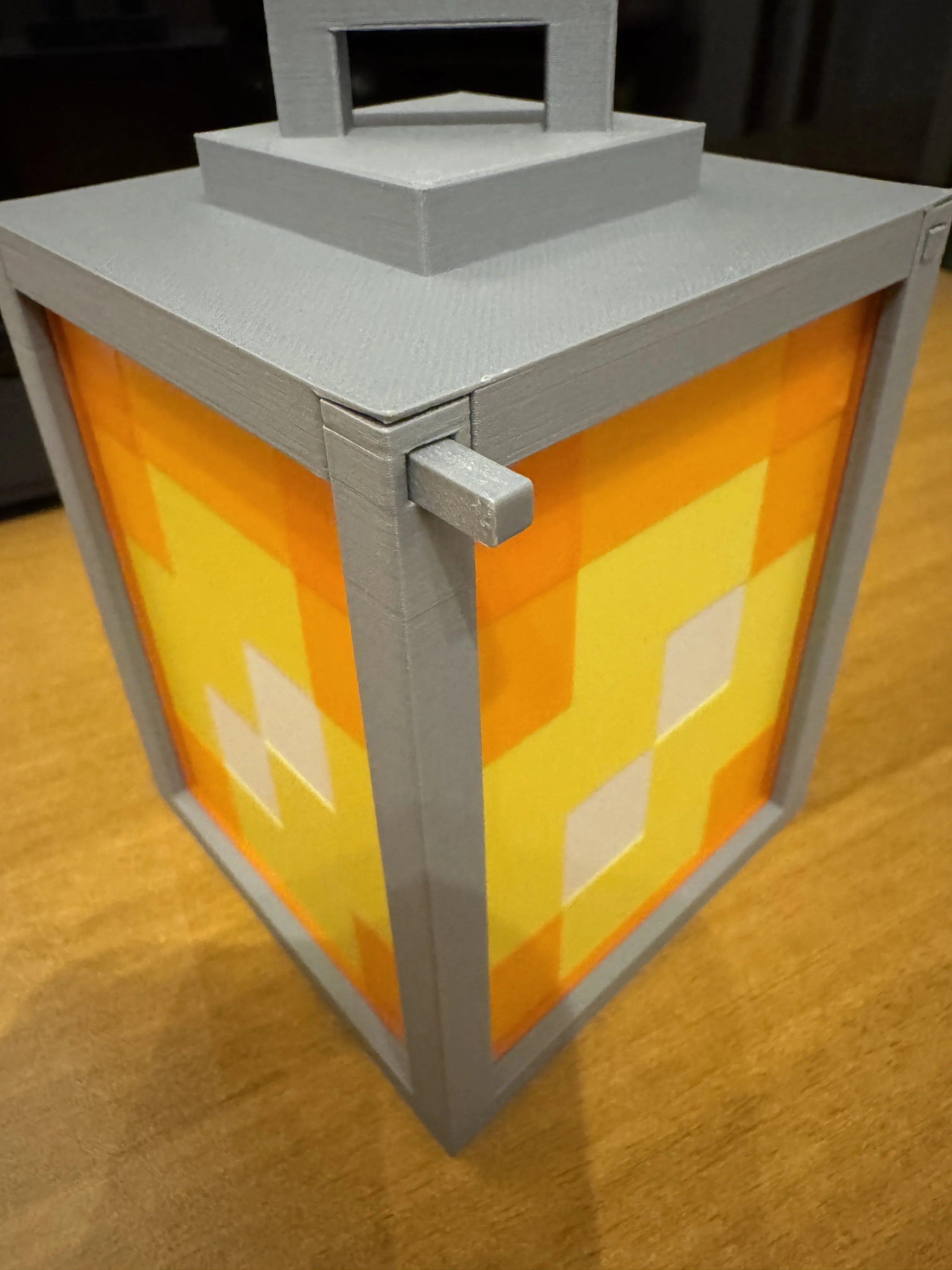 Minecraft Lantern - Modular Design for Tealight - Free 3D Print Model ...