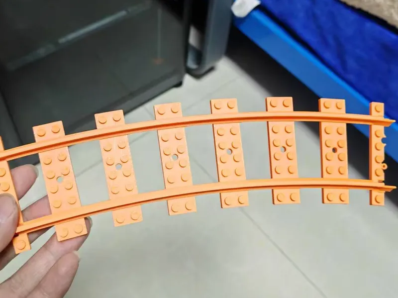 乐高lego R72火车曲线轨道