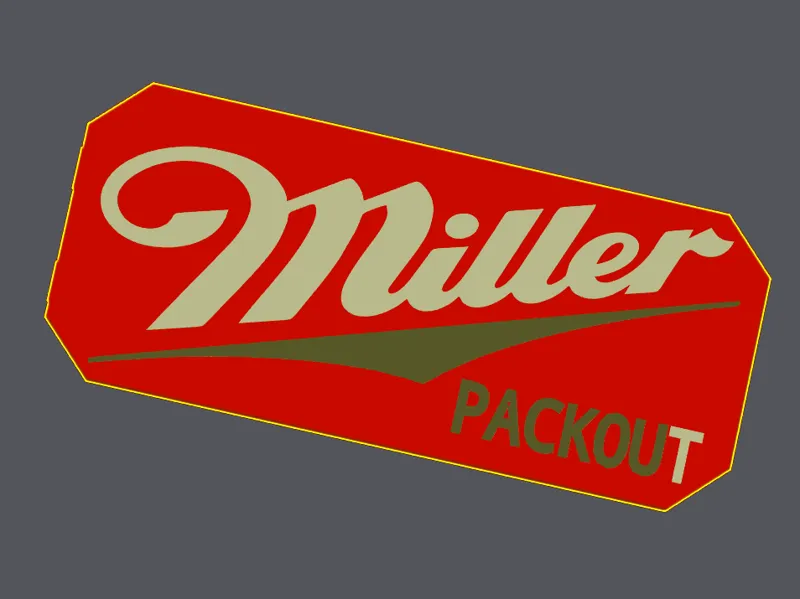 Packout Drawer label