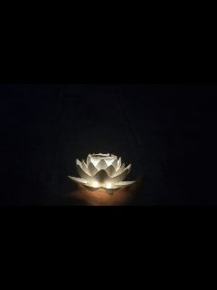 莲花蜡烛灯:点亮创意生活,绽放个性光彩,你的专属白莲花。适配拓竹KC018标准套件