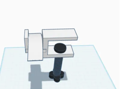 Headphone holder with clamp