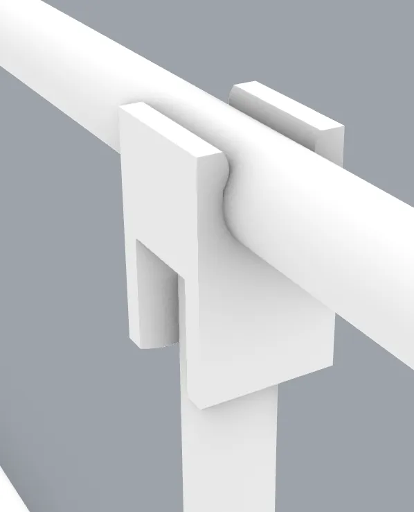 Pvc Frame Support 20mm PVC Pipe Support by user_2607807223MakerWorld: Download Free 3D Models