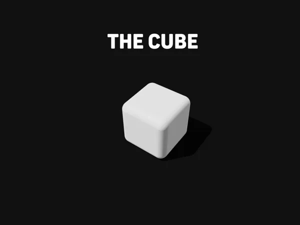 Le Cube — objet décoratif minimaliste