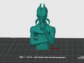 Mass Effect Salarian Bust 
