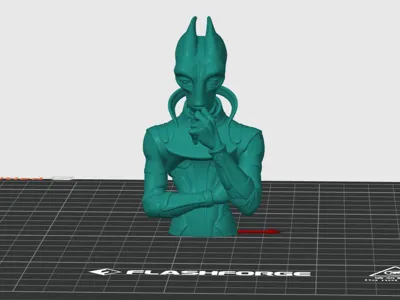 Mass Effect Salarian Bust 