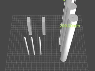 Rifle part bracket pipe