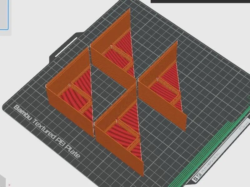 Gridfinity-Eco 2x2x6 corner only