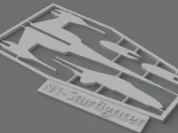 Maquette de chasseur N-1 Star Wars — photo 1