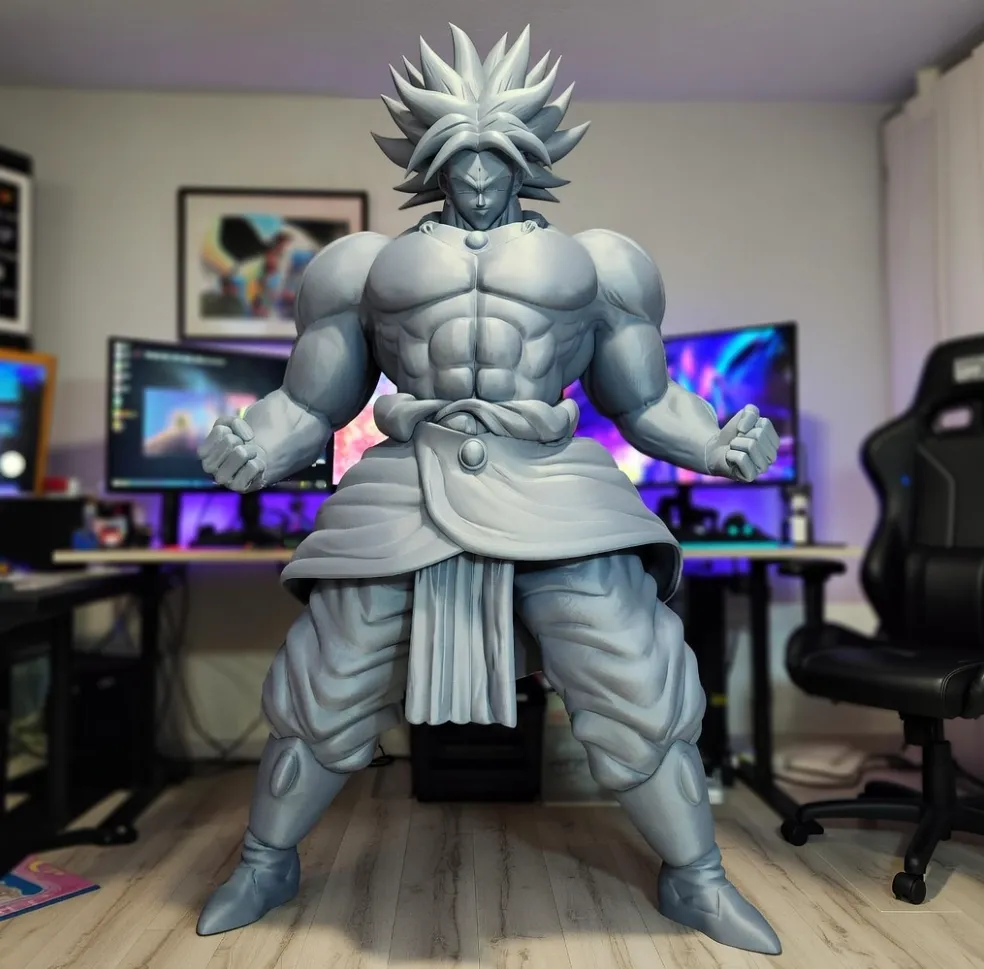Life-Size Big Broly Z DragonBall 3D Model - Free 3D Print Model