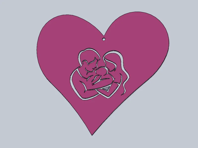 corazon familia por siempre