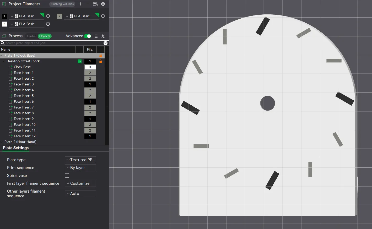 Desktop Offset Clock - AMS Required by tuffty MakerWorld: Download Free ...