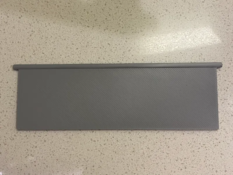 Dryer Vent Flap - 115mm by 38mm (121mm with pins)