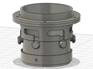 100mm ducting quick disconnect