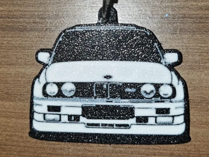 BMW M3 E30 - Stylized 3D Keyring