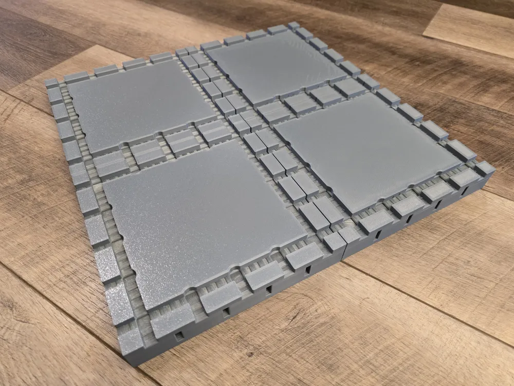 Dungeon Block Base Grid Collection V2.0 - Free 3D Print Model - MakerWorld