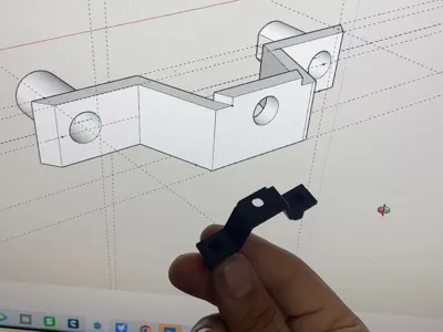 RC car head lock buckle