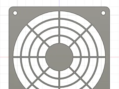 12cm Fan Cover