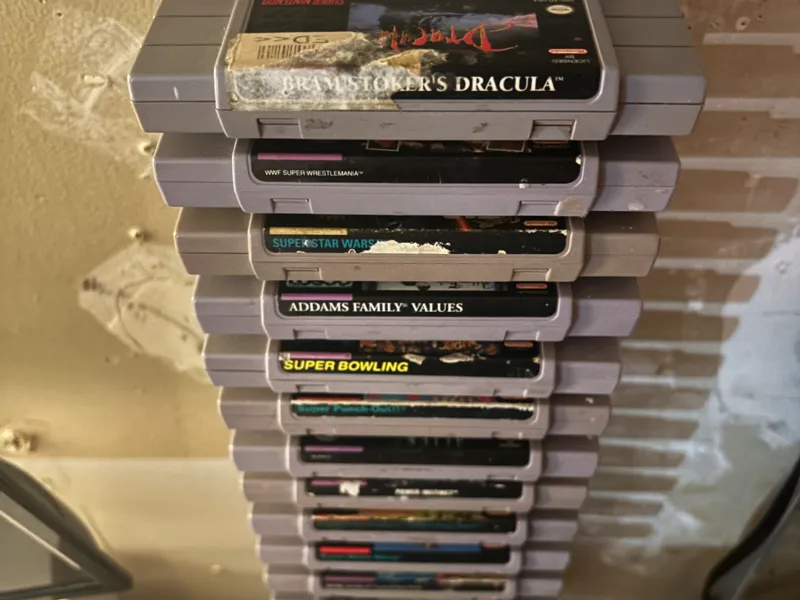 Super Nintendo Classic Cartridge Wall Mount