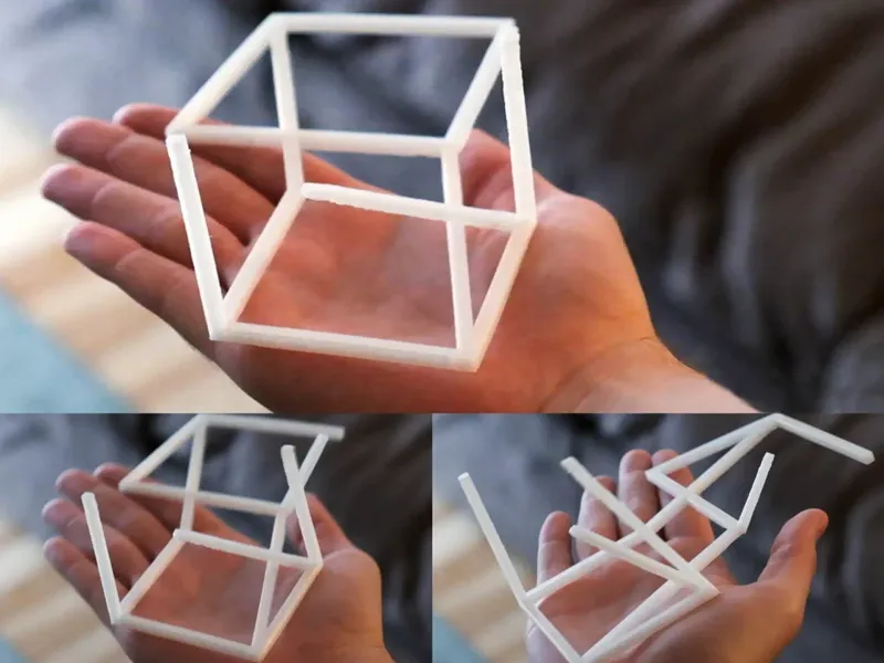 cube optical illusion 