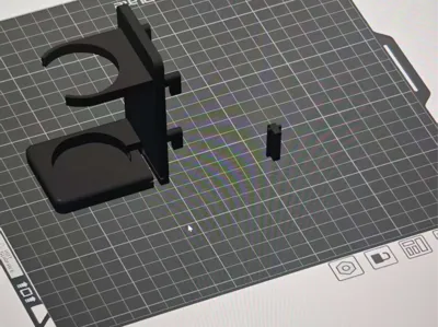 Xiaomi electric razor holder suitable for IKEA pegboard