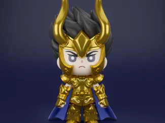 Chibit 105 : GoldSaint Capricorn Shura(SaintSeiya)