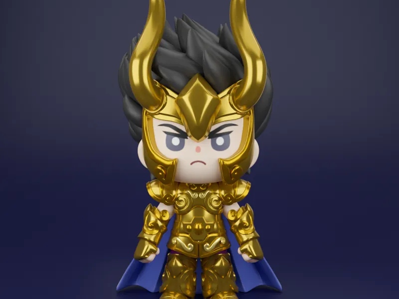 Chibit 105 : GoldSaint Capricorn Shura(SaintSeiya)