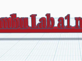 a bambu lab a1 mini sign