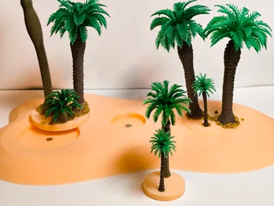 Tabletop terrain - wood /oasis /hill 