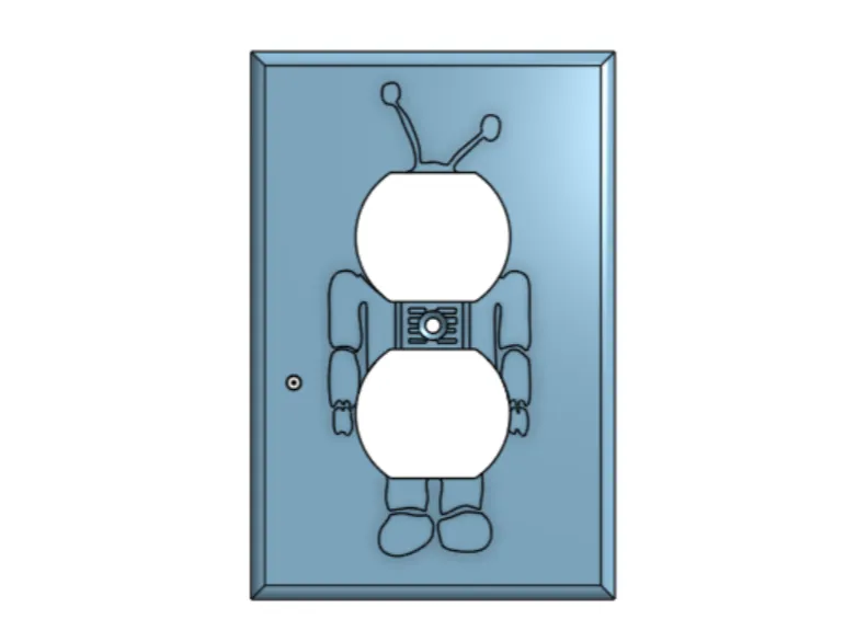 robot outlet cover