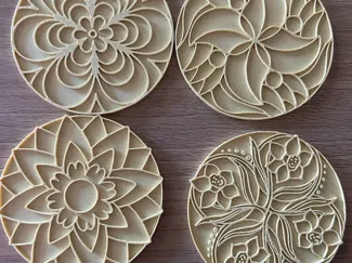 Lente mandala vulvorm