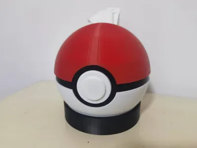 Pokeball Roll Paper Tissue Box