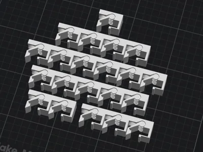 under desk cable management clips in various sizes
