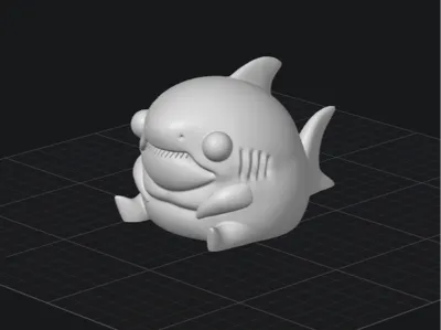 chunky shark figure