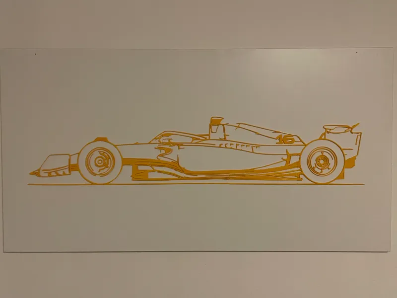 Ferrari F1 wall art