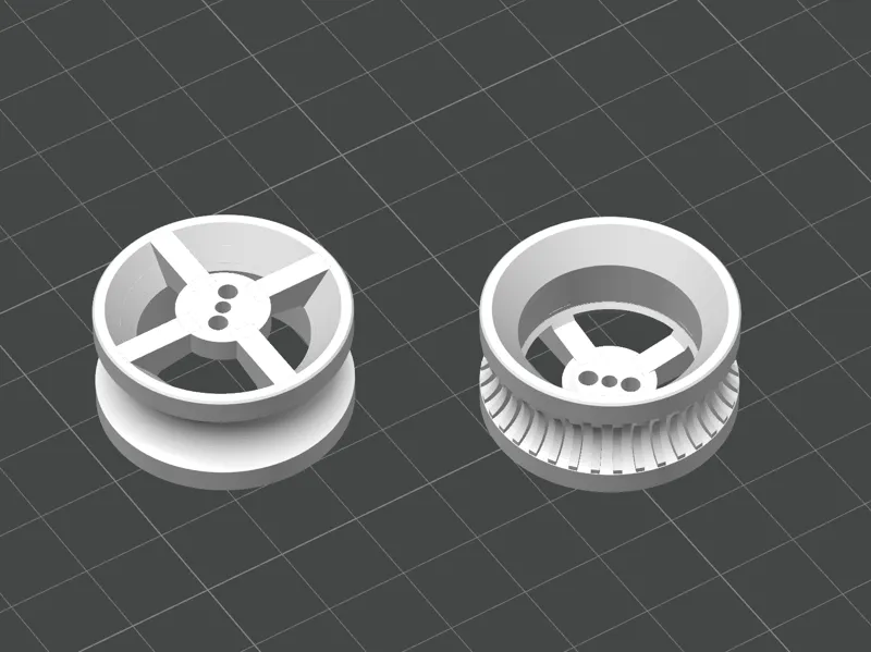 无刷飞轮 适配4种无刷电机   nerf  flywheel
