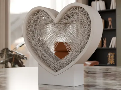 String Art 3D Heart