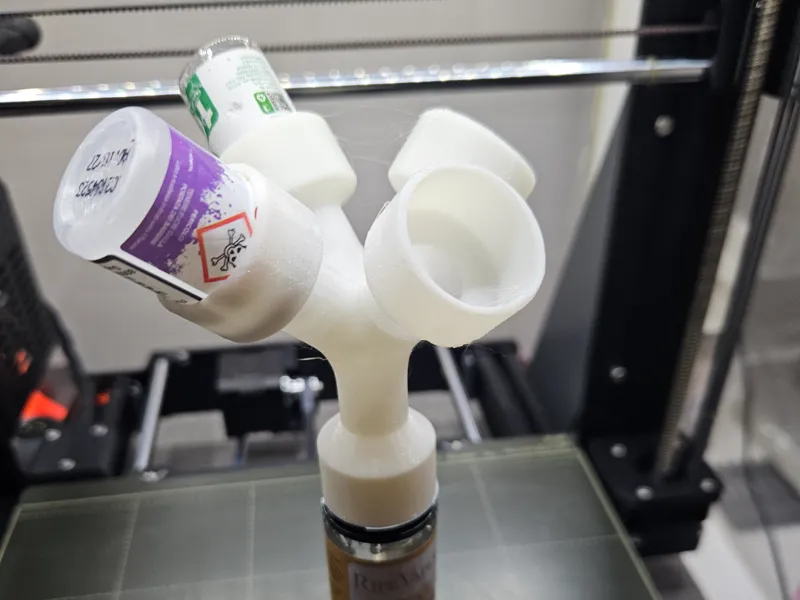 Funnel preparing vape liquid up to 4 bottles !!