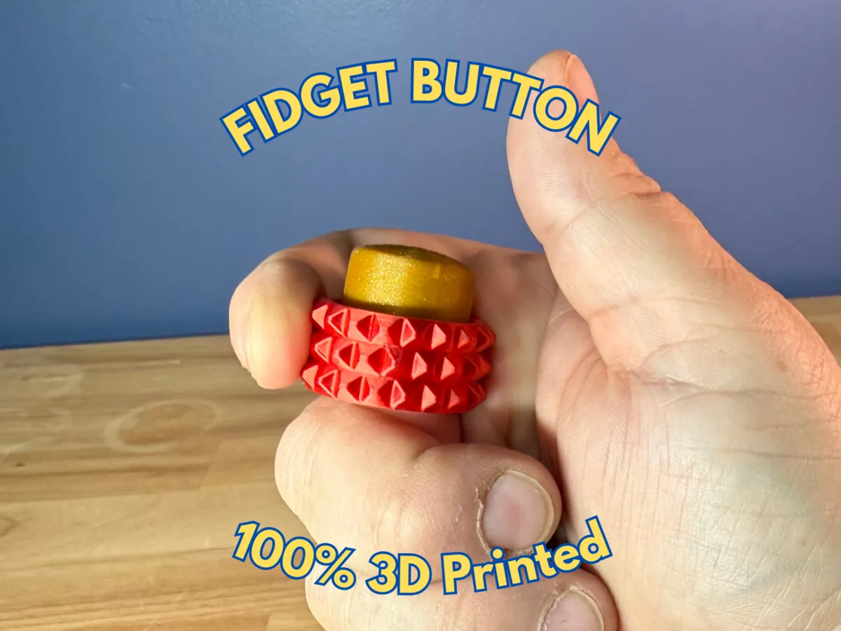 Mini Spikey Fidget Button - Free 3D Print Model - MakerWorld