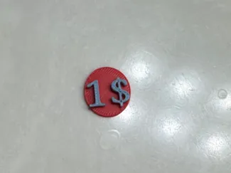 1$ fake coin for board games !
