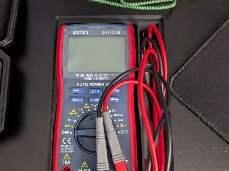 Gridfinity AstroAI DM6000AR Multimeter Holder