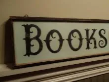 BOOKS RULE!!! sign