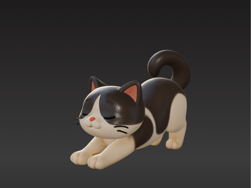 一只可爱的小猫咪