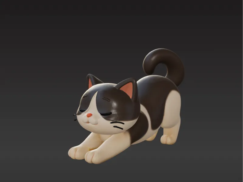 一只可爱的小猫咪