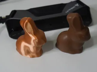 Chocolate Easter Bunny 3D Scan