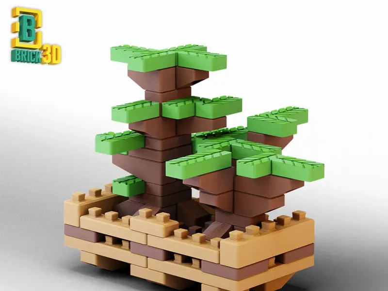 Plant Pot - Brick3D set