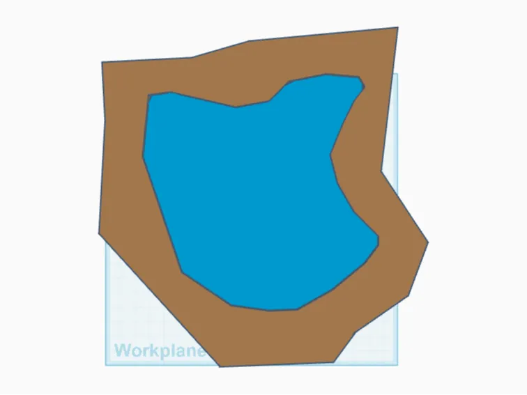 pond with mud