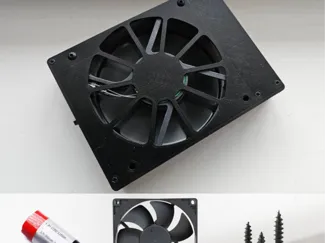 Battery powered 92mm PC Cooler
